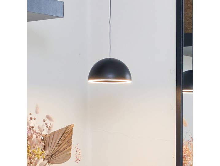 Curve Pendelleuchte Black - Loom Design - Wohnzimmer - Modern - Aluminium - Einflammig