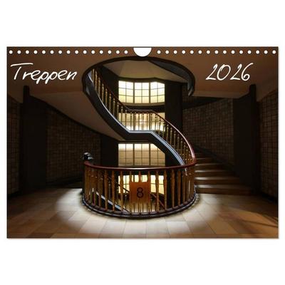 Treppen (Wandkalender 2026 DIN A4 quer), CALVENDO Monatskalender