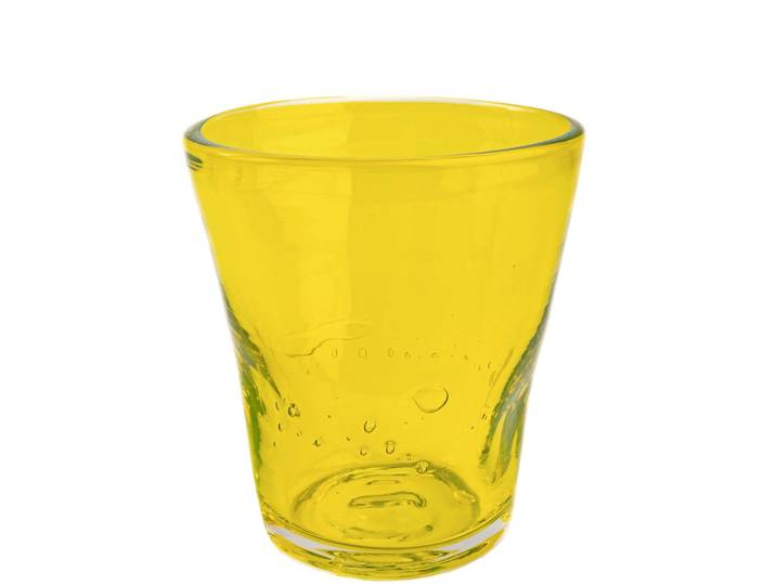 Trinkgläser-Set Samoa Gelb Glas H 10.4 cm 0.3 l 6 Stk - Trinkgläser-Set