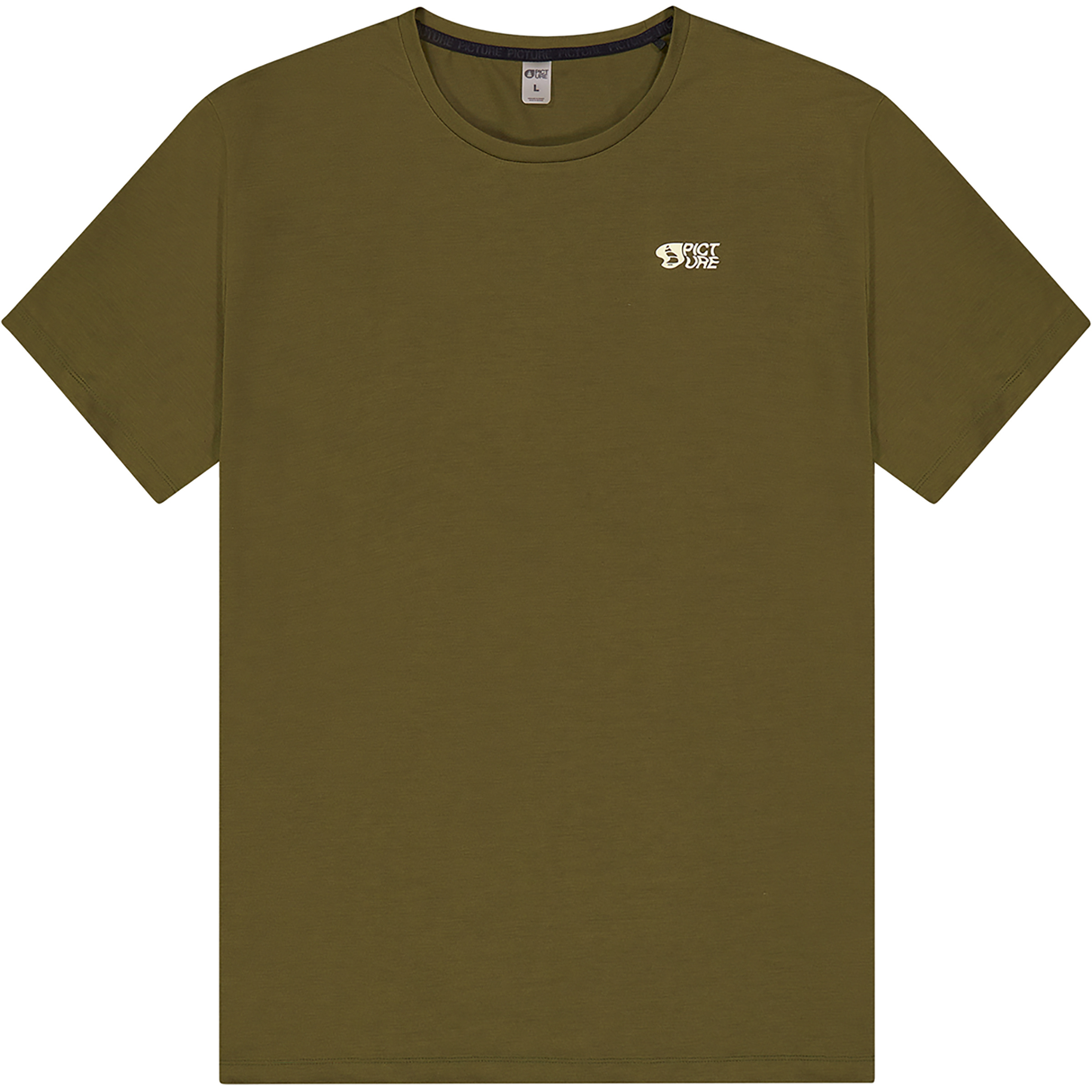 Picture Timont Urban Tech Herren T-Shirts oliv Größe S Trekking Atmungsaktiv
