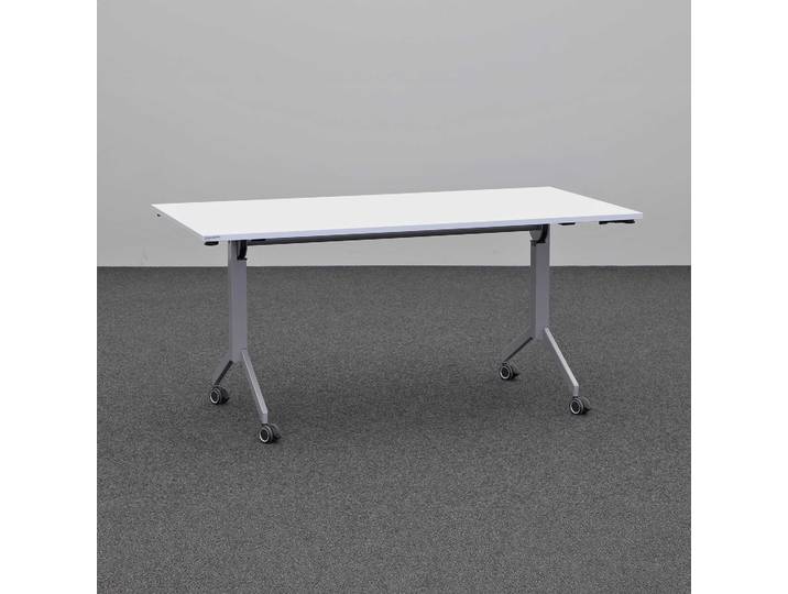 Klapptisch Tradingzone Proline 160x80 cm, Weissgrau/Silbergrau, Rechteckig, Neu - Perfekt für Meetings