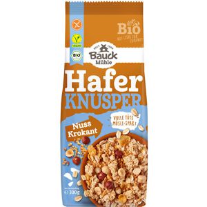 Bauckhof Müsli Hafer Knusper Nuss Krokant, glutenfrei, BIO, 300 g