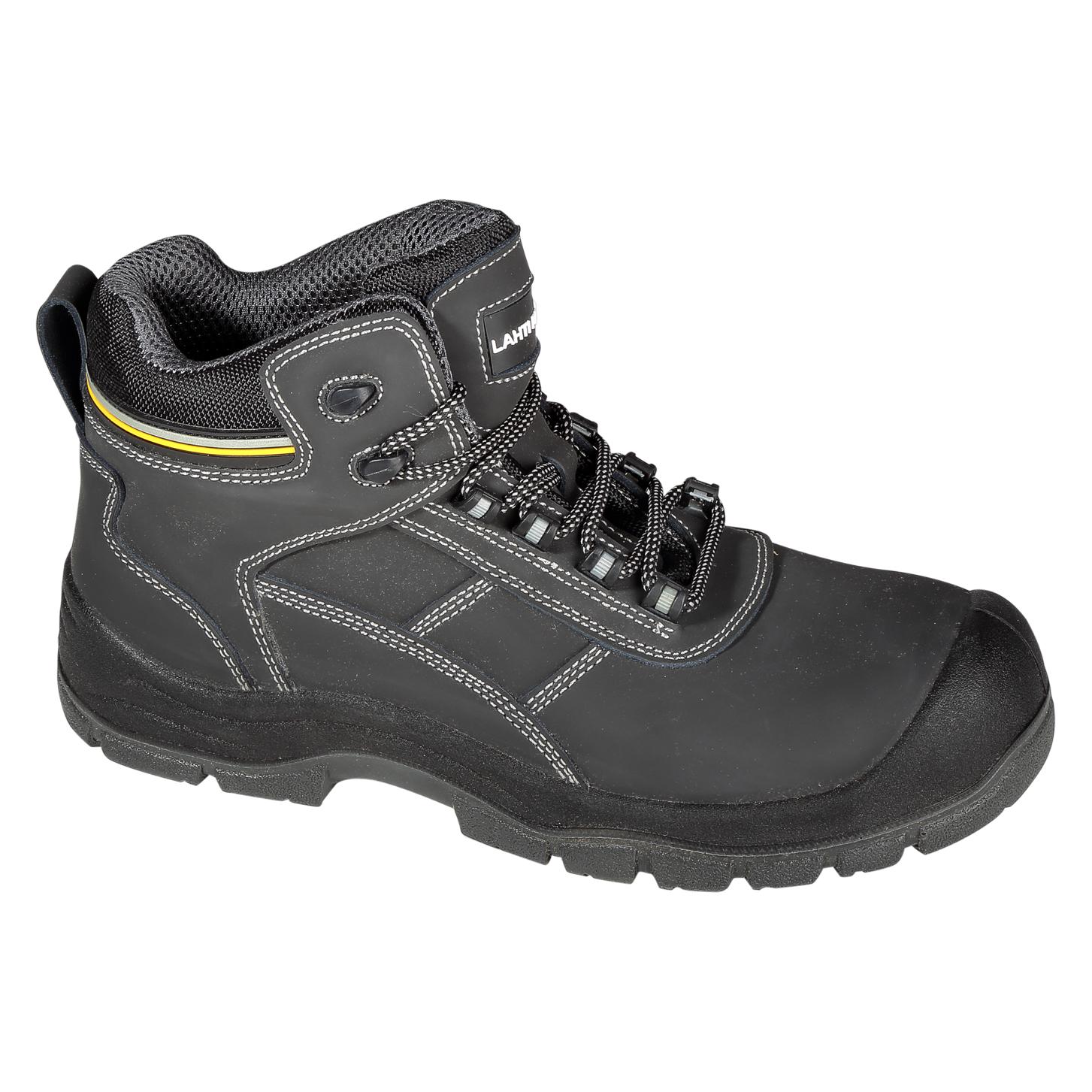 Lahti Pro Black and yellow nubuck shoes, s3 src, "42", ce, lahti (S3, 42) (21030800)