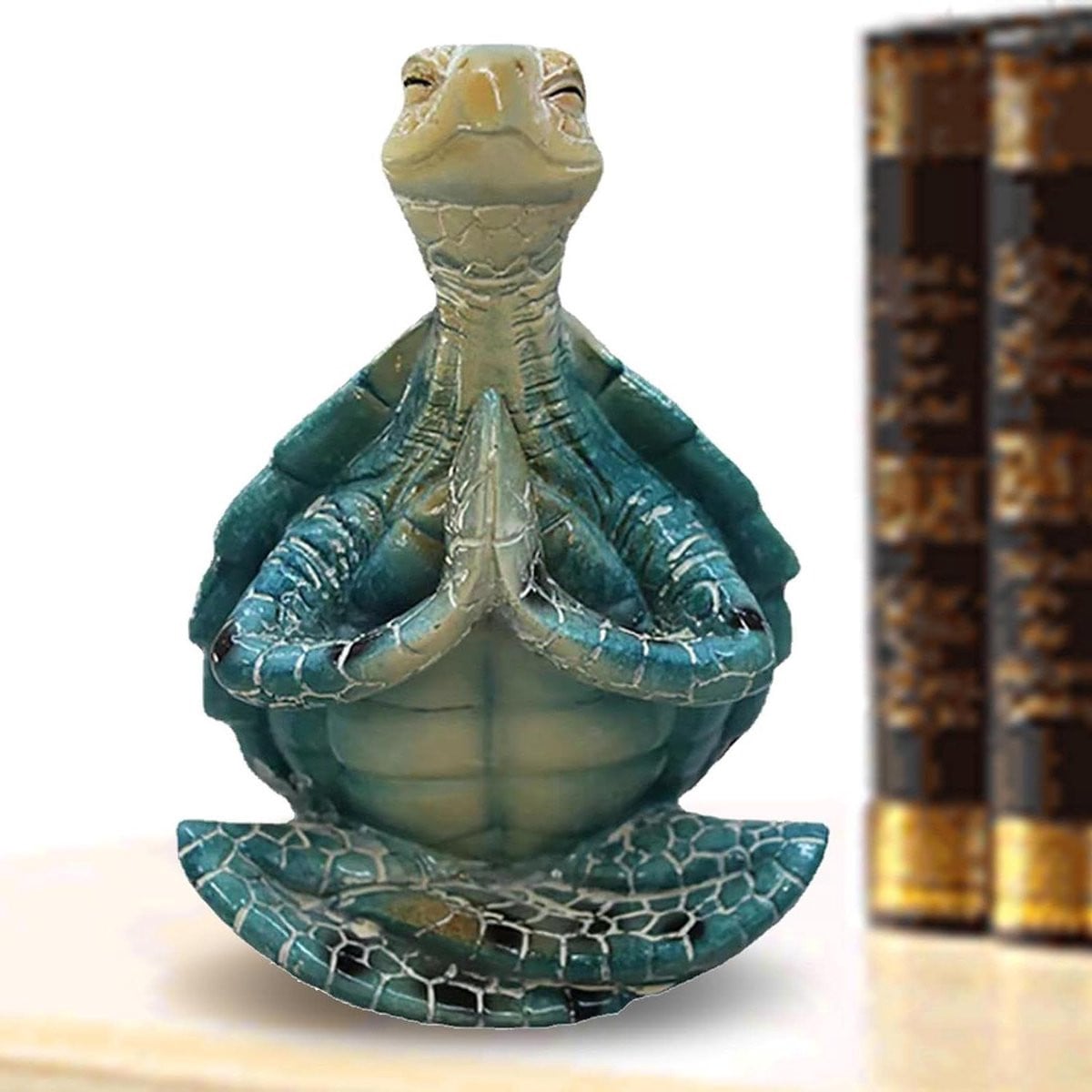 Yoga Schildpad Beeldje - Meditatie Decoratie - Roestvrij en UV-bestendig