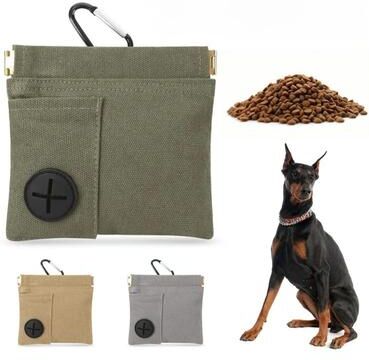 Inspire Select Portable Dog Training Treat Waist Bag Snack & Poop Bag Holder Pouch For Walking, Rewards & Outdoor Training green