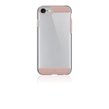Hama 180015 Innocence Clear Cover für Apple iPhone 7 (Gold, Pink) 00180015