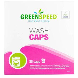 Greenspeed Waschmittel Wash Caps, Universal, 1,4 kg, Waschladungen 80