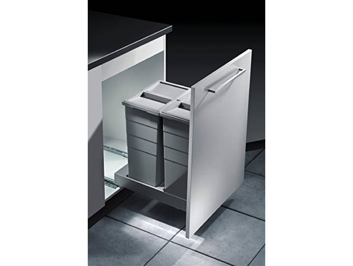 Hailo Abfallsammler Bottom-Mount 2x 29 Liter Mülleimer Abfalleimer Abfallsystem