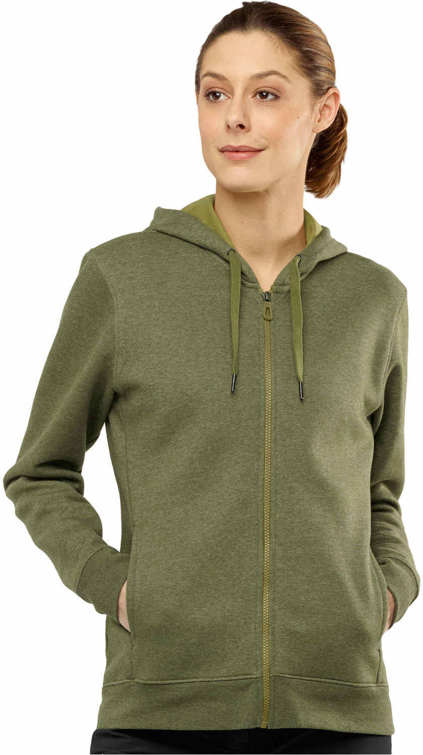 salomon fz forro polar mujer Verde
