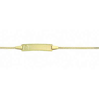 ID Armband ADELIA´S "14 cm ID - Armband 585 Gold ( 14K )", gold, Armbänder, Damen, 14cm, Gold, Goldarmband