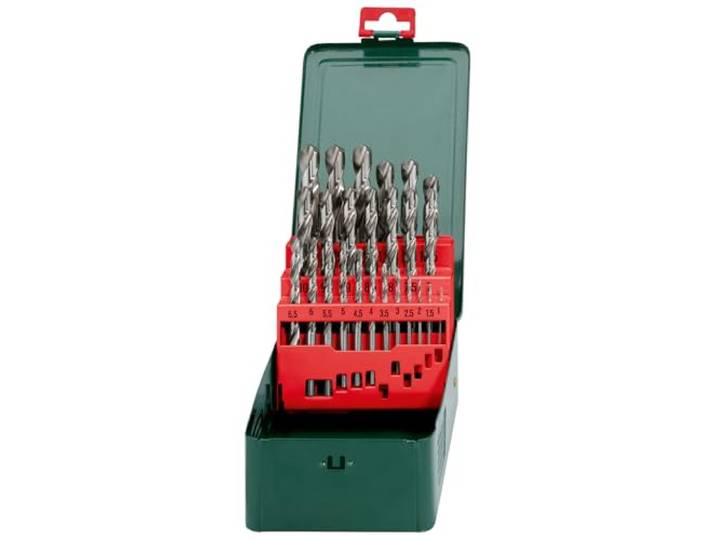 metabo HSS-G-boorcassette SP, 25-Delige Metaalborenset voor Staal