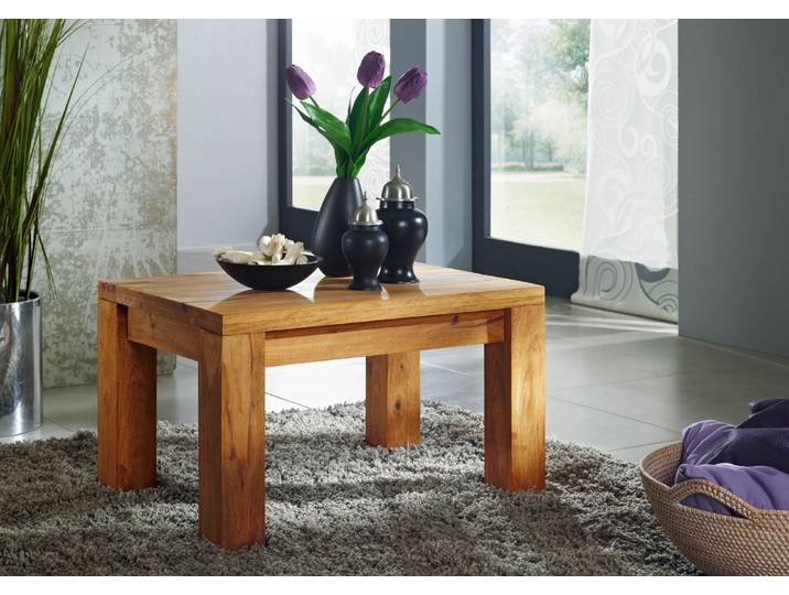 Couchtisch Sheesham 70x50x42 braun geölt NATURE BROWN #110