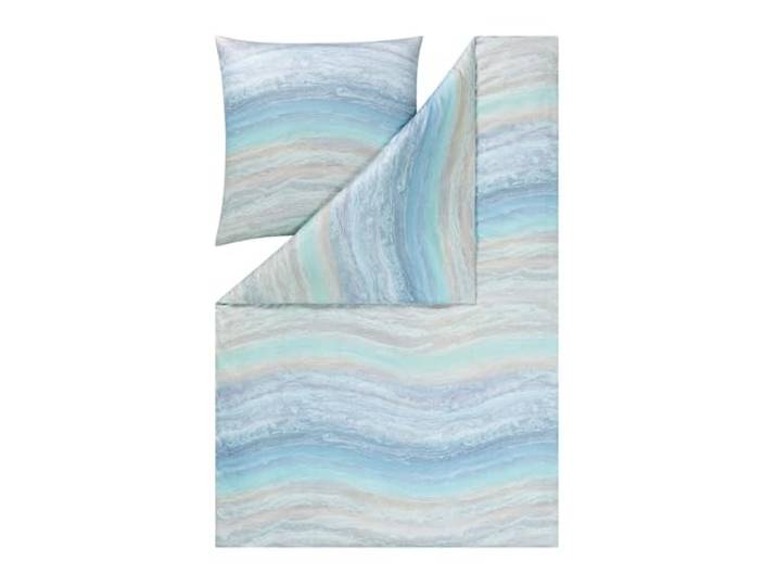 ESTELLA Mako Interlock Jersey Bettwäsche Maike Azur