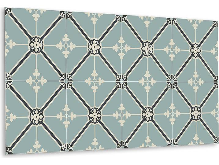 Deko Aufkleber Bodenbeläge PVC für die Küche Wandaufkleber Selbstklebende , Königliche Verzierung - 100 cm x 50 cm
