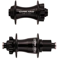 CHRIS KING Naben Set MTB Gen 4 Edelstahl 6-Loch | Boost | Freilauf Shi