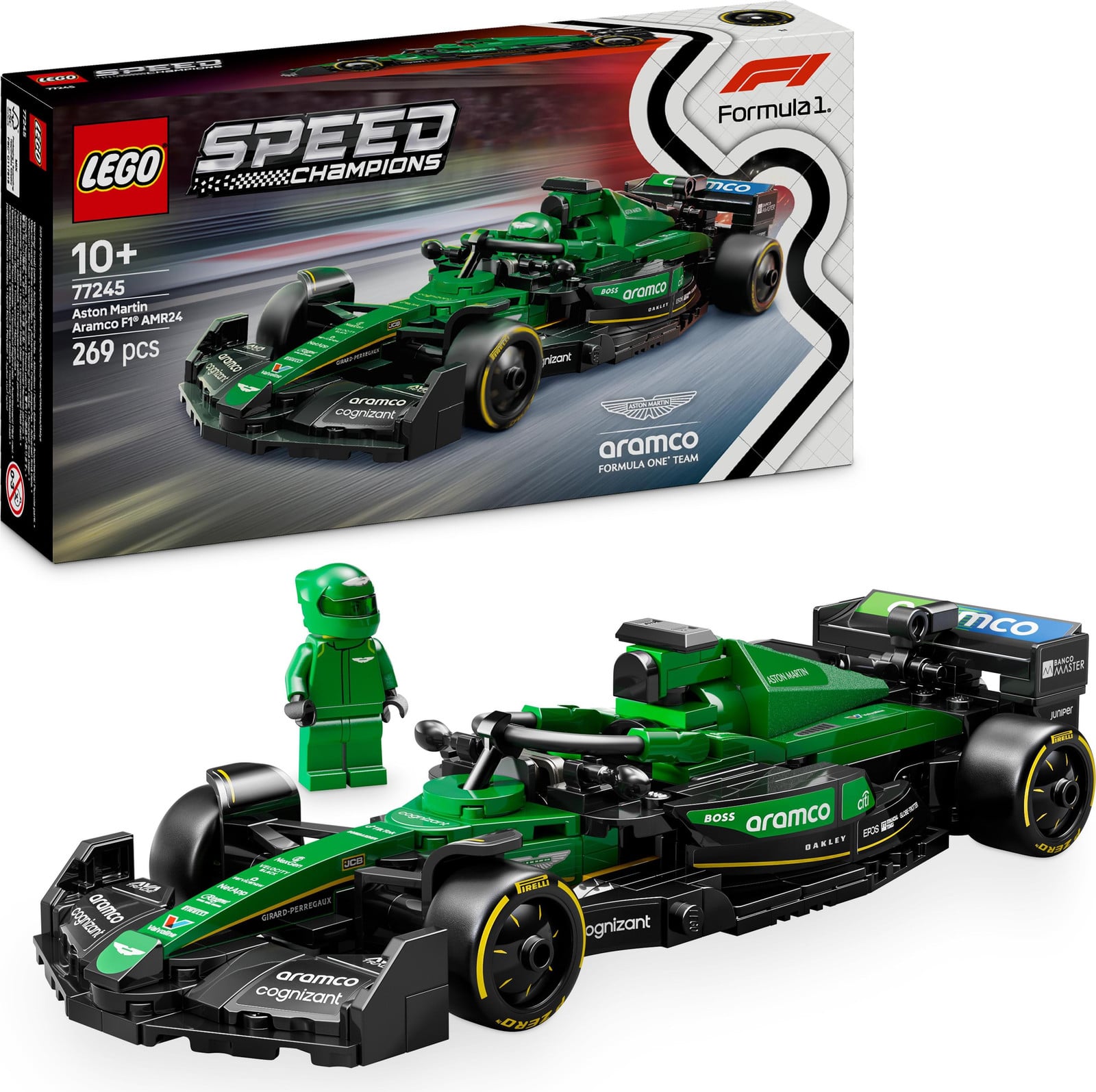 LEGO Speed Champions F1-raceauto Aston Martin Aramco AMR24 77245