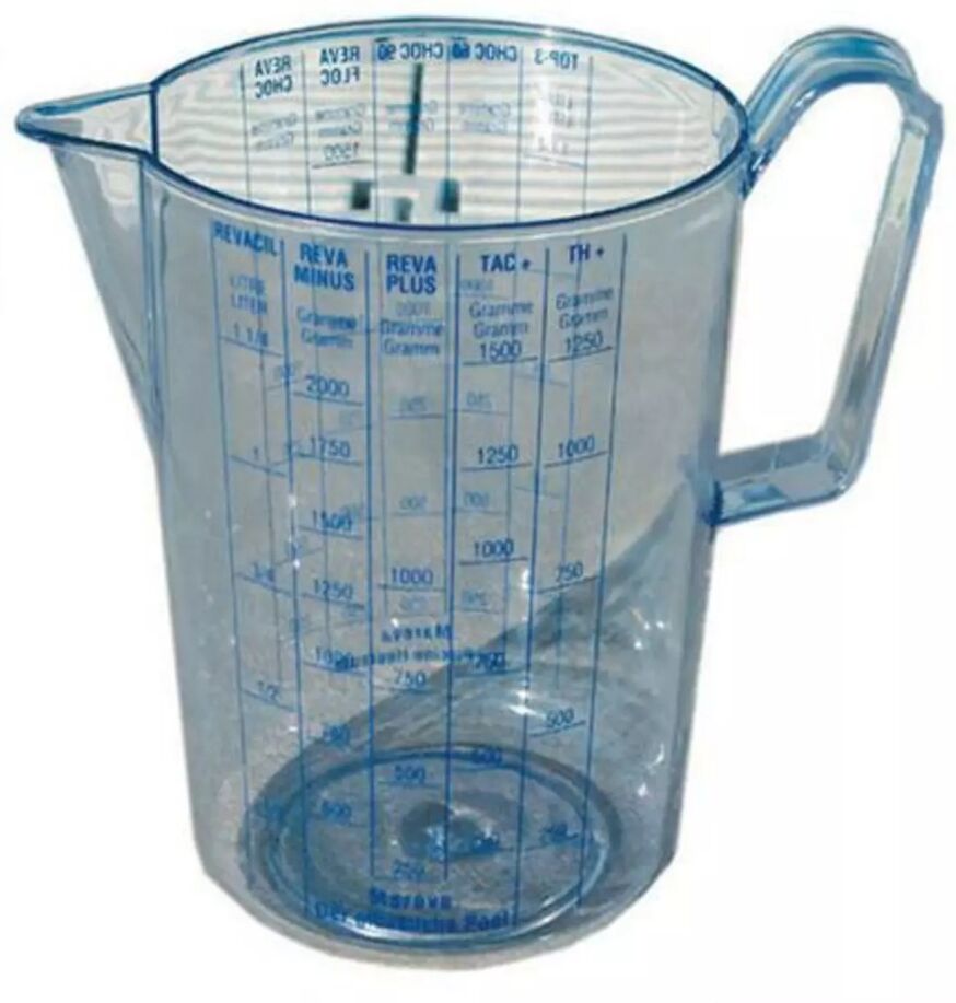 Pichet doseur 1L pour traitement piscine MAREVA