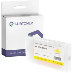 Kompatibel für Epson Stylus Pro 4900 SpectroProofer UV (C13T653400 / T6534) Druckerpatrone Gelb