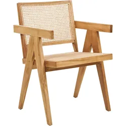 ESSZIMMERSTUHL Mahagoniholz Hellbraun Westbrook