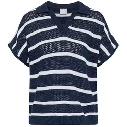 Polo-Pullover Rabe blau, 40