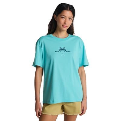 T-Shirt BILLABONG "Rip Currents", Damen, Gr. S, ocean eyes, Obermaterial: 100% Baumwolle., Shirts T-Shirt