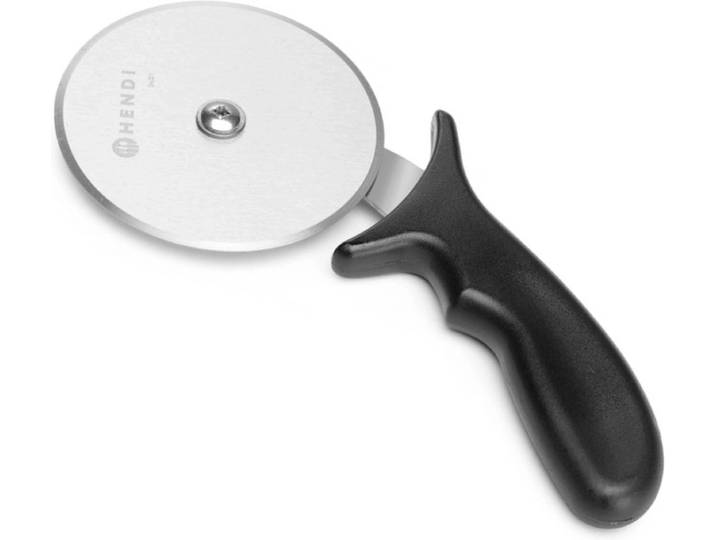 HENDI Pizzasnijder – Roestvast staal – Polypropyleen handvat – 230 mm – Zwart