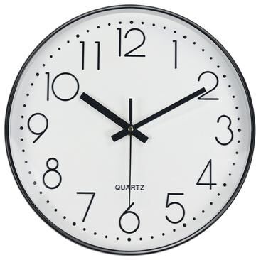 Universal Stock Modern Silent Wall Clock Operated Non Ticking Clock With Numbers b