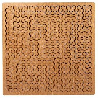 Cozy Casa Charm Impossible Wooden Puzzle IQ Puzzles For Adults, Brain Teaser Ten Level Jigsaw Tangram Board Game, Educational Logic Toy 3