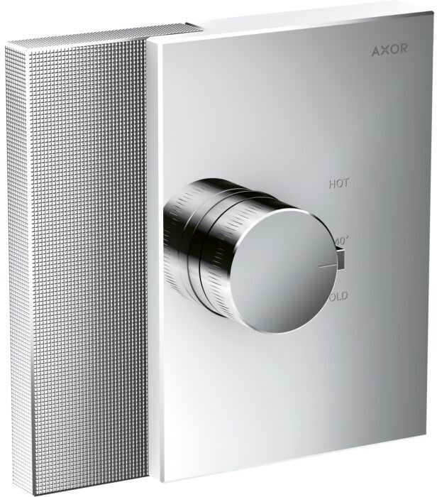 Hansgrohe Axor Edge Fertigmontageset 46741000 chrom, Diamantschliff, Thermostat, Unterputz