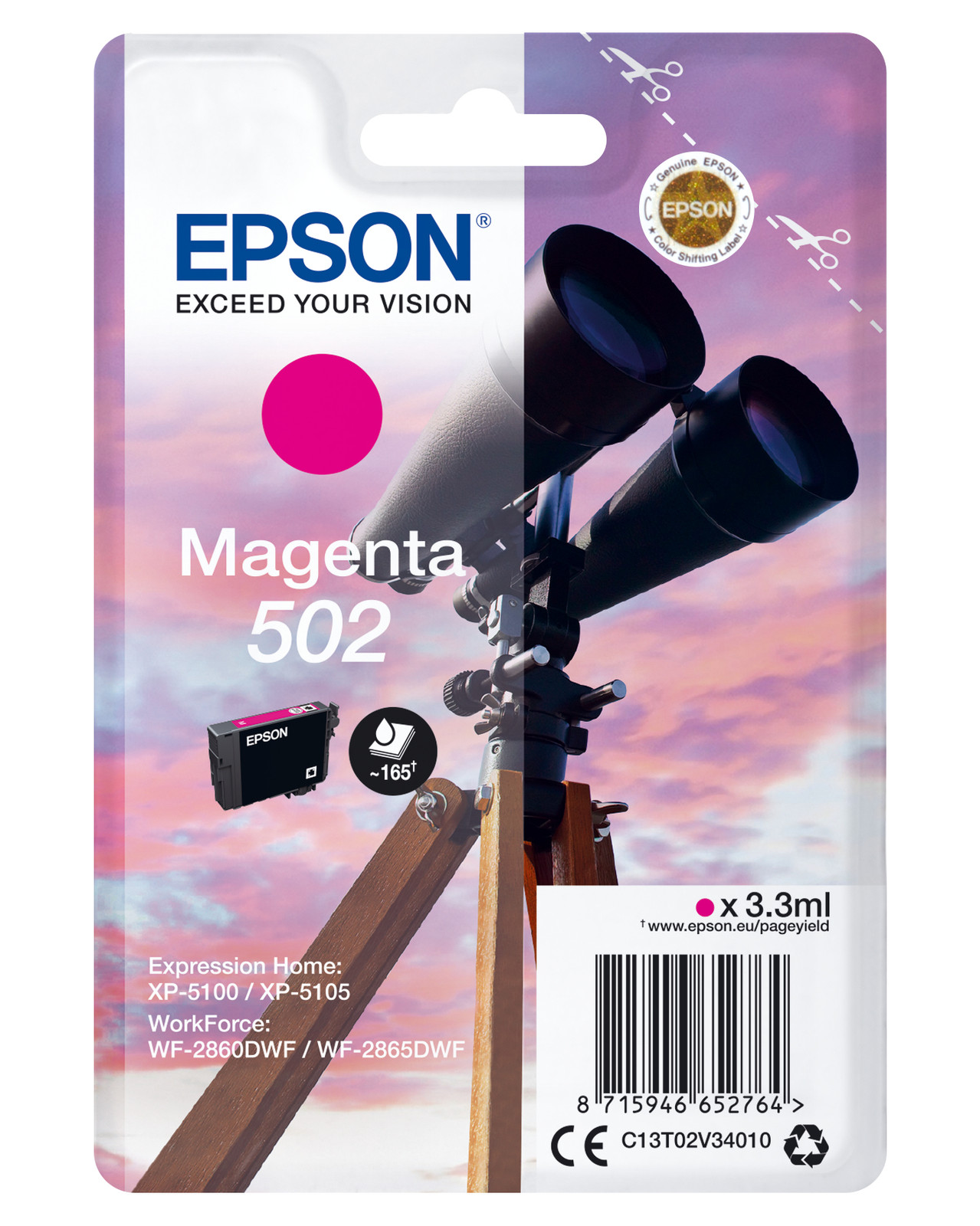 Epson C13T02V34010 Origineel Inktpatroon Magenta