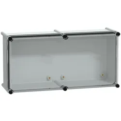 Schneider Electric NSYPLS2754G Polyestergehäuse PLS Wandmontage 270x540x180mm IP66, transparente PC-Abdeckung