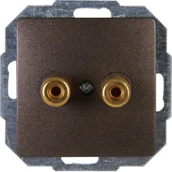 Kopp Einsatz/Abdeckung für Kommunikationstechnik braun - 921526083