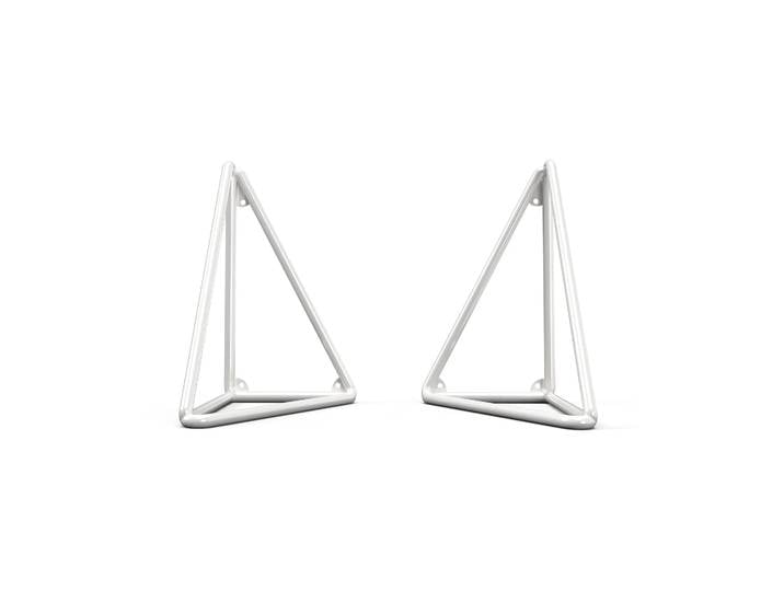 Maze Équerres Pythagoras XL, lot de 2 Porcelain white