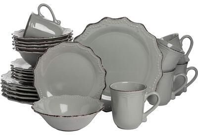 10 Strawberry Street Oxford 24 Piece Dinnerware Set