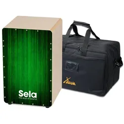 Sela Varios Cajon Green Set inkl. Tasche