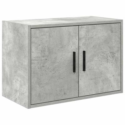 vidaXL Garagen-Wandschrank Betongrau Holzwerkstoff
