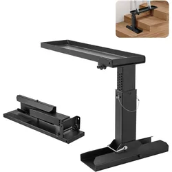 VEVOR Leiternivellierer, 756,92 x 289,5-457,2 mm, Leiterstabilisator für Stahlleitern, zusammenklappbarer Leiterbein-Leveler, einfach zu verwendender Beinstabilisator, Zubehör für Ausziehleitern