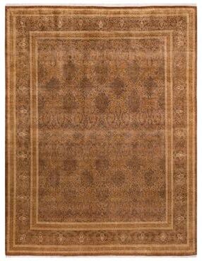 Overton "Mogul, One-of-a-Kind Hand-Knotted Area Rug - Yellow, 8' 0"" x 10' 4"" - 8' 0"" x 10' 4"""
