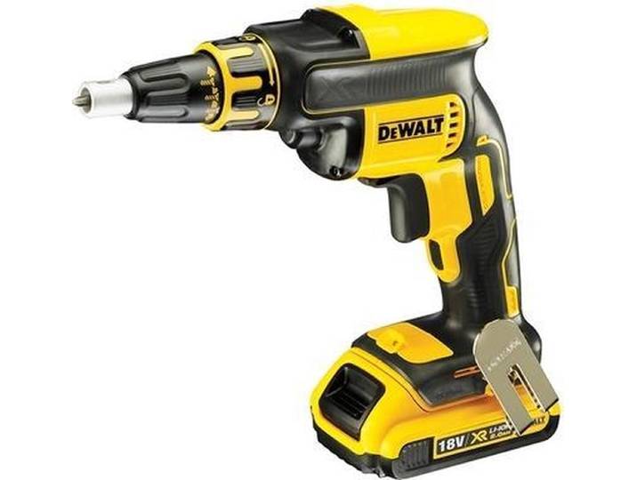 DeWalt DCF620D2-QW 18V Li-Ion Accu Gipsschroefmachine set (2x 2\,0Ah) in TSTAK - 30Nm - 220mm