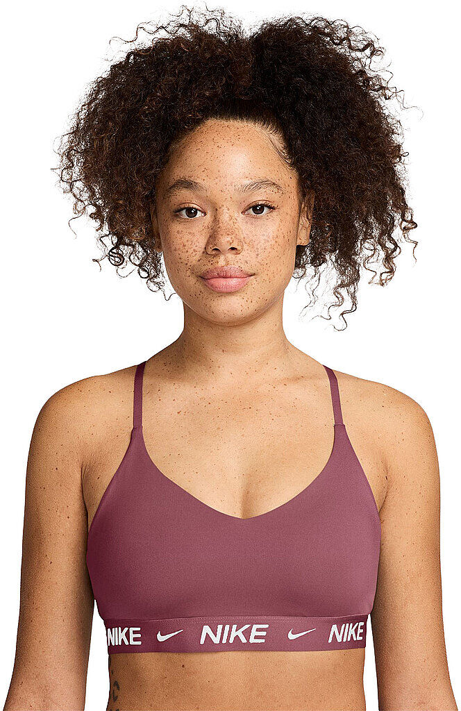 NIKE Damen Sport-BH Indy Low Support beere   M W