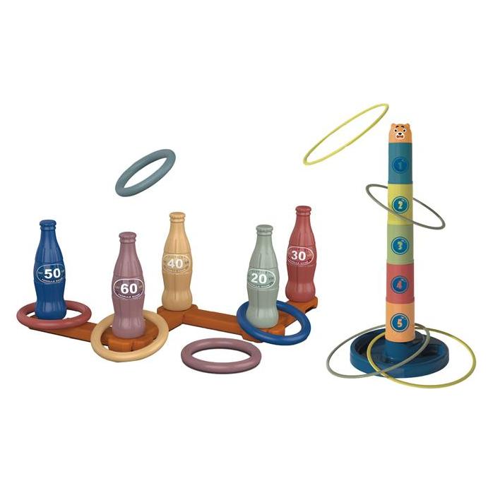 QiYiLe Ringwurfspiel und Stapelturm 2in1 (47178893)
