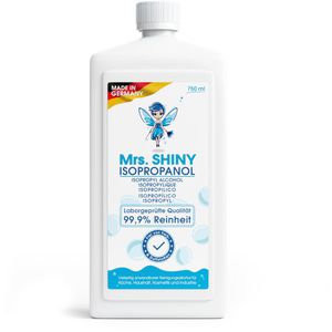 Mrs.SHINY Isopropanol, 99,9% Isopropylalkohol, Flasche 750ml