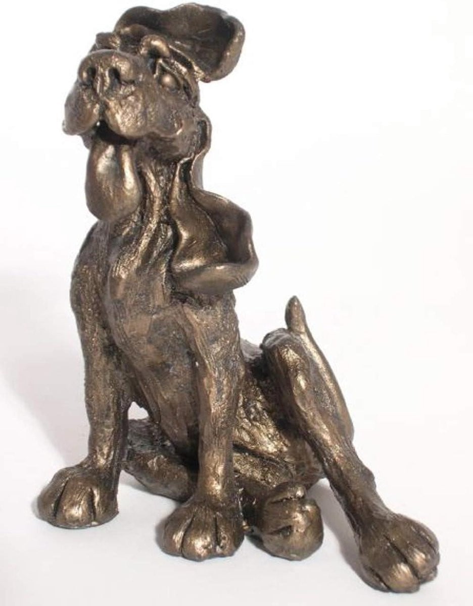Decoratief Bronzen Hond Beeld voor op de Tafel - Brons