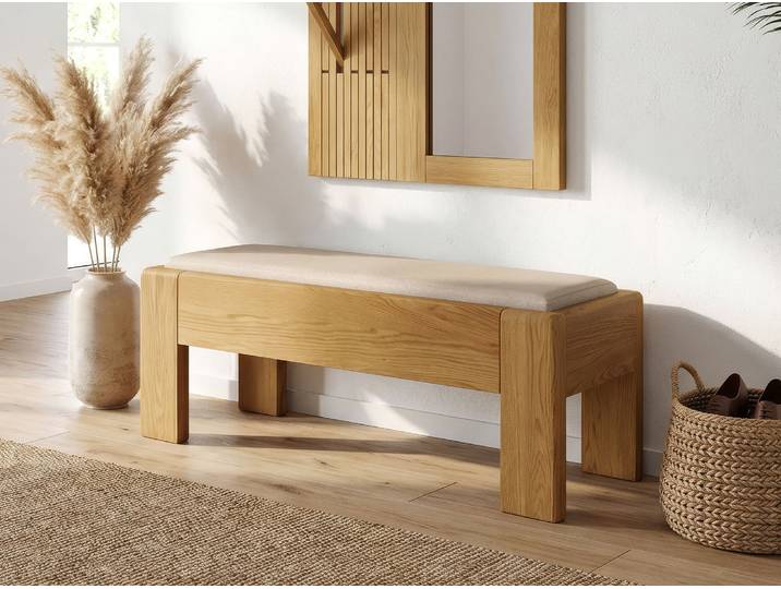 Bettbank „Greta“ Eiche 120 cm Eiche