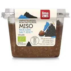 Lima Rice Miso 25% weniger Salz, nicht pasteurisiert bio