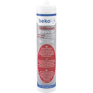 Beko Silikon glasklar, universal, Innen- und Außenbereich, 310ml