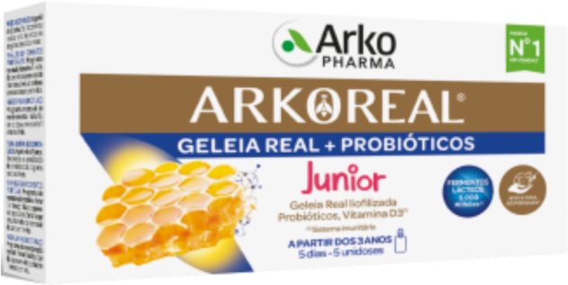 Arkopharma Arkoreal Geleia Real + Probióticos Junior 5 unidades