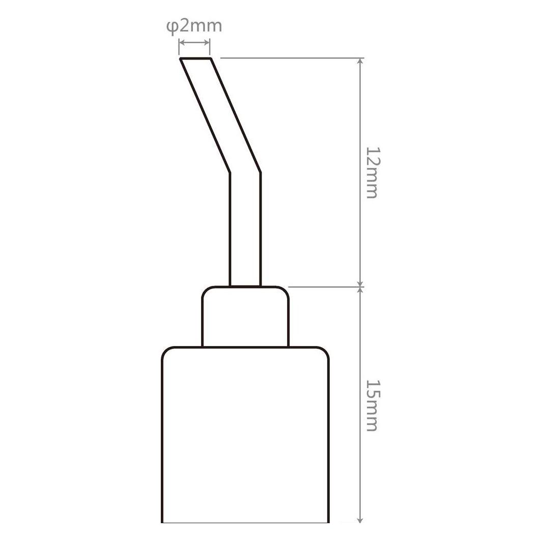 Toolcraft TPS-800SN1 Lotabsaugdüse Spitzen-Grösse 2 mm Spitzen-Länge 27 mm Inhal (TO-8394096)