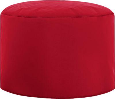 Hocker DotCom scuba®, für Sitzsack Swing, abwaschbar, Innenseite PVC-beschichtet, rot