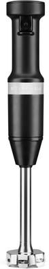 KitchenAid Corded Variable-Speed Immersion Blender in Black Matte with Blending Jar